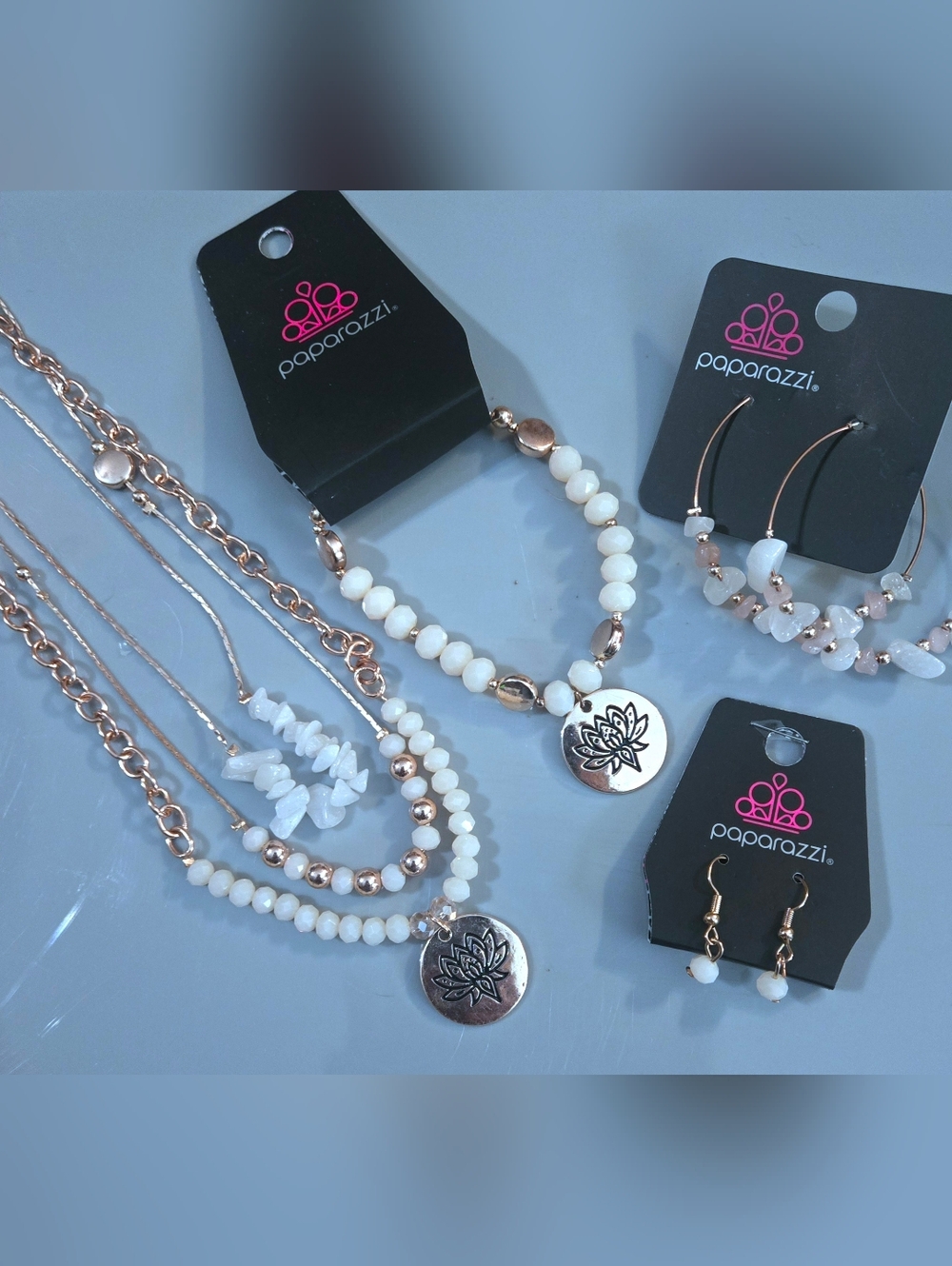 NWT Paparazzi 4 Pc Matching Jewelry Set